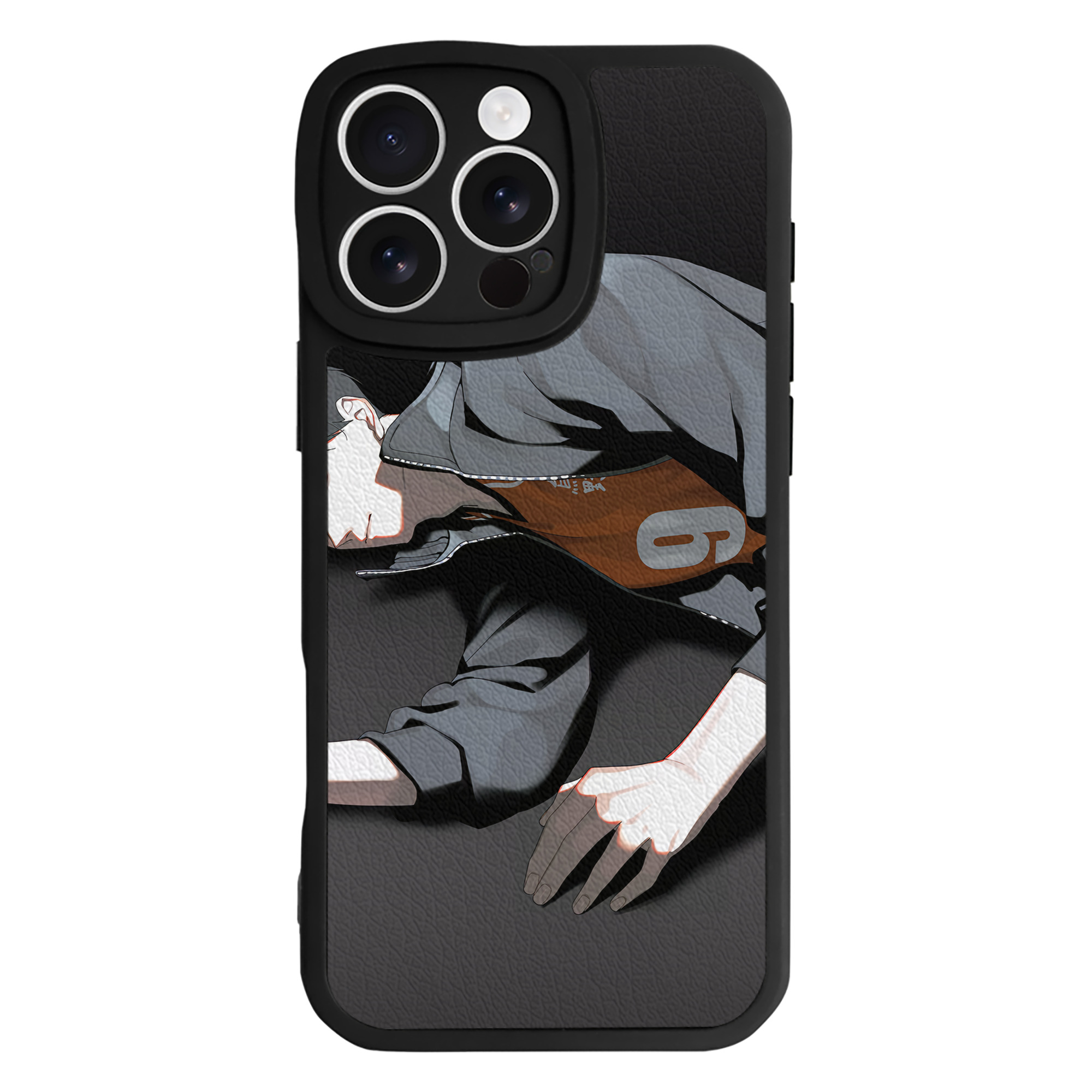 （画像用） ハイキュー!! Haikyu!! 【iPhone 16シリーズ対応】シリコンスマホケース（レザー調） 材質：シリコン